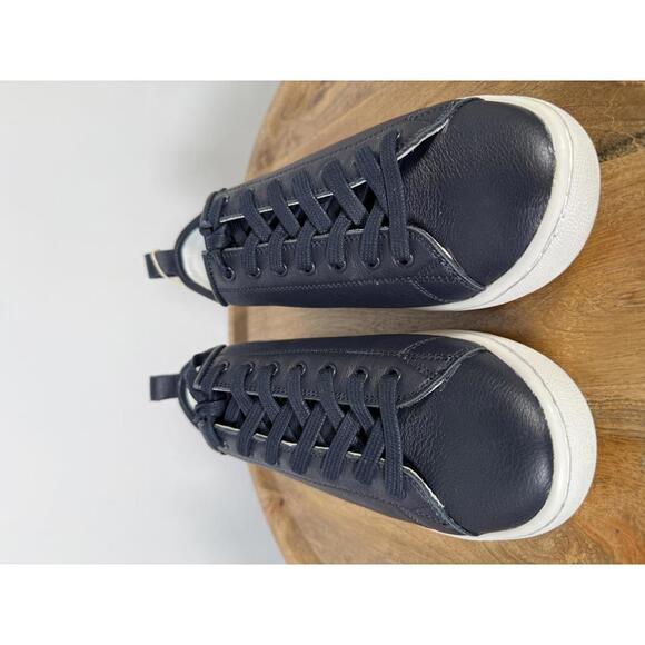 Paul Smith Miyata Leather Trainers Dark Navy Men’s 7 EU 40 Luxury Sneakers NWB - Picture 2 of 10